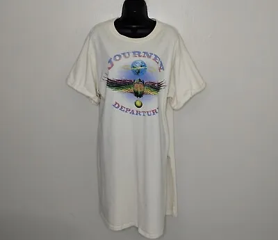 Buy Journey Departure Womens XL Band T-shirt Sleep Shirt Tee Retro 70s 80s Sleepwear • 14.93£