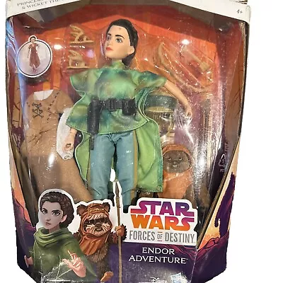 Buy Star Wars Forces Of Destiny Endor Adventure Princess Leia & Wicket Toy Figures • 15£