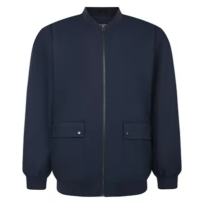 Buy Espionage Oxford Blouson Jacket Long Sleeve Full Zip Casual Mens Plus Size JT124 • 62.75£