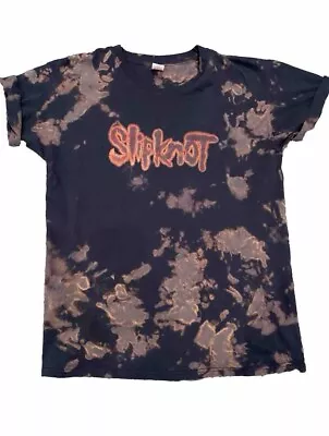 Buy Hand Crafted Slipknot T-shirt Bleach Tie Dye • 25£