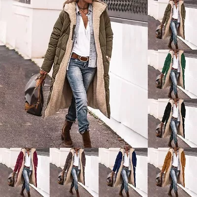 Buy Female Jacket Clothing Solid Color Warm Solid Casual Women Comfortable • 38.28£