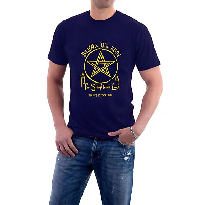 Buy Slaughtered Lamb T-shirt Pub Beware The Moon American Halloween Tee By Sillytees • 14£