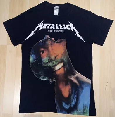 Buy METALLICA Moth Into Flame Graphic Tee Size Small Pit To Pit 18   • 19.98£