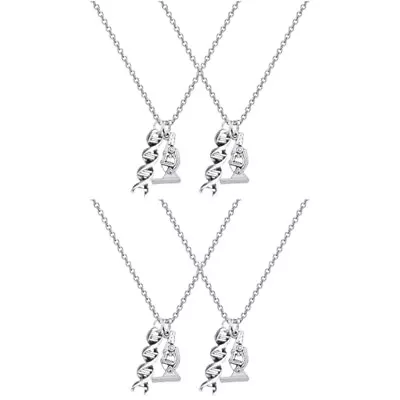 Buy  4 Pcs Organic Chemistry Jewelry Creative Necklace European And American • 13.15£