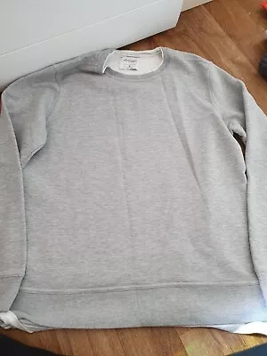 Buy Burton Menswear Sweatshirt Jumper Grey Mendium M With White T Shirt Inner.  • 1.50£