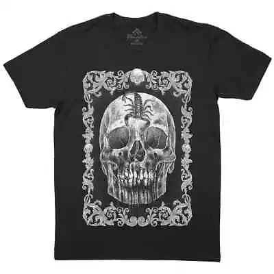 Buy Scorpion Skull Mens T-Shirt Horror Bleed Grim Reaper Tattoo Occult P162 • 12.99£