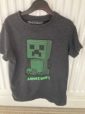 Buy Minecraft Creeper T Shirt. Age 7-8 • 0.99£