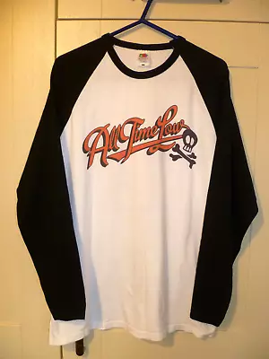 Buy All Time Low - Original  Gaskarth 14  White/black Long Sleeve T-shirt (l) • 7.99£