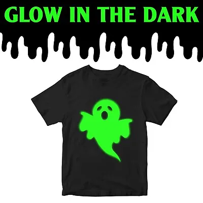 Buy Ghost T-shirt Glow In The Dark Halloween Boo! Party Funny Friends Vintage Gifts • 7.99£