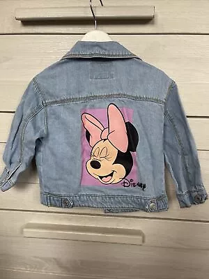 Buy Zara Baby Girl Minnie Mouse Denim Jacket 18-24 Months • 15£