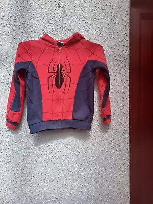 Buy Marvel Spiderman Dress Up Longsleeves Boys Hoodie Fully Zip Age 5-6 Yrs  • 4£
