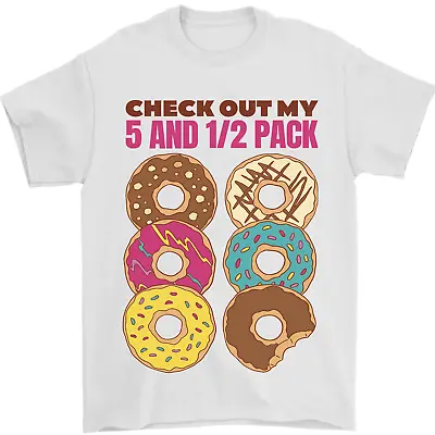 Buy Check Out My 5 1/2 Pack Funny Donut Food Gym Mens T-Shirt 100% Cotton • 10.48£