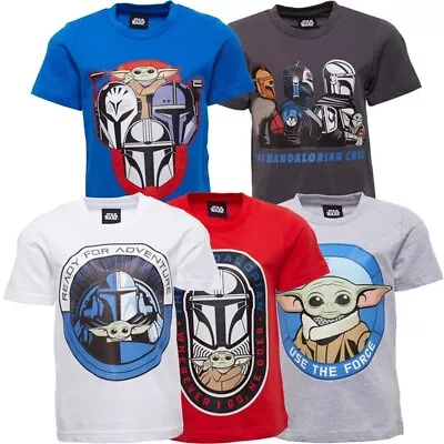 Buy Star Wars Mandalorian Boys T-shirt Age 5-10 Years • 7.99£