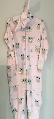Buy Star Wars  Women’s Pajamas Union Suit Mandalorian Munki   XS Plush Soft • 23.68£