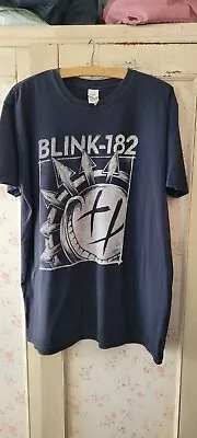 Buy Gildan Size Xl Blink 182 2017 World Tour Black Crew Neck Short Sleeved T-Shirt • 19.99£