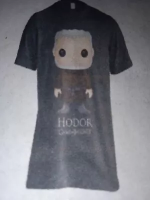 Buy Game Of Thrones Hodor Pop T Shirt Grey Small Size Up To 34 Inch Chest New/sealed • 12.95£