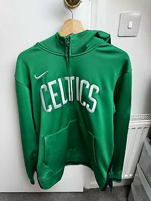 Buy Boston Celtics Showtime Men's Nike Dri Fit Nba Full Zip Hoodie Sweatshirt Large • 39.99£
