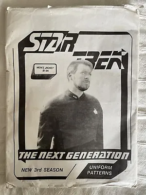 Buy Star Trek Next Generation,  Men's Uniform Jacket Pattern Cosplay NEW/UNUSED • 20£