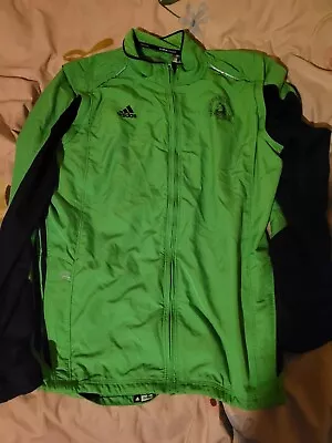 Buy Adidas Jacket Mens Medium Green 2011 Boston Marathon Full Zip Adult Medium. Used • 20£