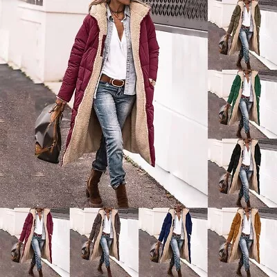 Buy Female Jacket Clothing Warm Hooded Coat Long Long Sleeve Padded Jacket • 36.17£