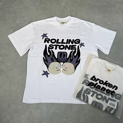 Buy Small | Broken Planet Market X DBE “Rolling Stone” T-Shirt | Brand New ✅ • 55£