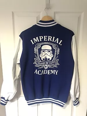Buy Star Wars  Imperial Academy  Varsity Jacket, Unisex, Size L, Royal Blue & White • 30£