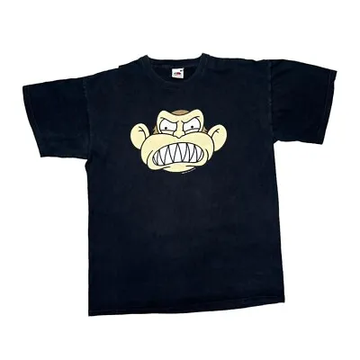 Buy FAMILY GUY (2007) Evil Monkey Character TV Show Graphic T-Shirt Large Black • 14.45£