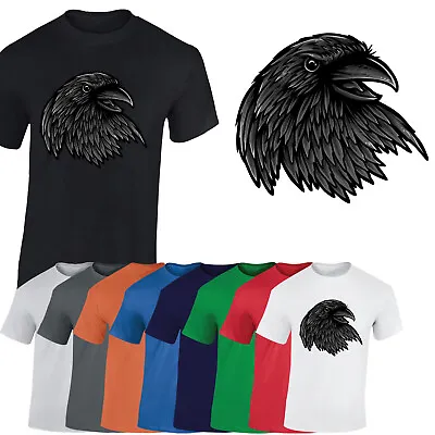 Buy Crow Raven Mens T-Shirt Nevermore Horror Animal Unisex Gift Tshirt • 8.99£