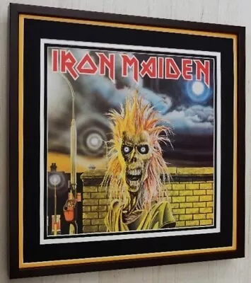 Buy Iron Maiden Virgin Of Steel LP Jacket Poster Framed Iron Maiden NWOBHM Framed He • 196.55£