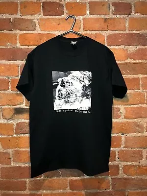 Buy RAGE AGAINST THE MACHINE T-Shirt (Rock Retro Vintage) Unisex Ladies Mens (Black) • 8.99£