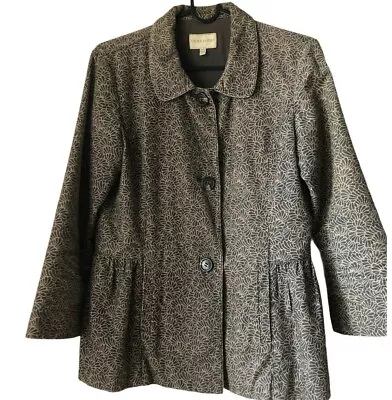 Buy Laura Ashley Ladies Fine Needle Cord Lined Jacket / Blazer Peplum Hem UK10 • 4.95£
