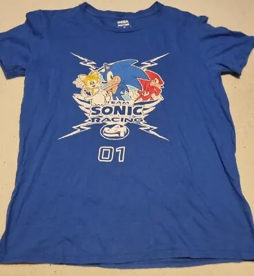 Buy Sonic The Hedgehog Team Racing T-Shirt - Medium 19  P2P - Sega Shop Numskull • 5.48£