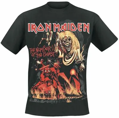 Buy Official Iron Maiden T Shirt Number Of The Beast Graphic Classic Rock Metal Band • 16.28£