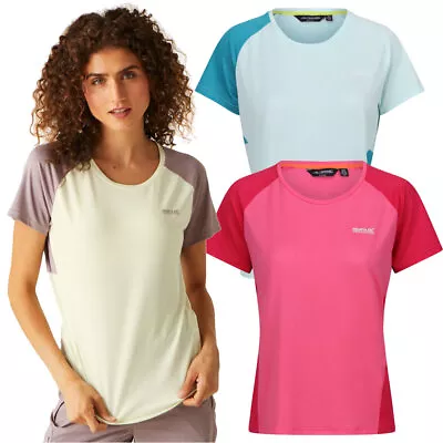 Buy Regatta Womens Emera Quick Dry Short Sleeve T Shirt • 12.42£
