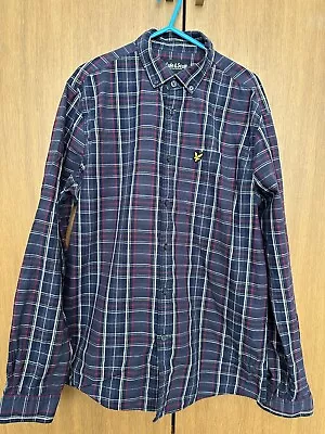 Buy Mens Size Large Lyle & Scott Collared Chequered Shirt. Great Condition • 5£