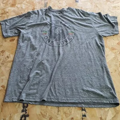 Buy Bob Marley One Love Graphic T Shirt Grey Extra Large XL Mens Summer • 11.99£