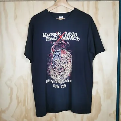 Buy Machine Head X Amon Amarth Band Tee T Shirt Medium • 22£