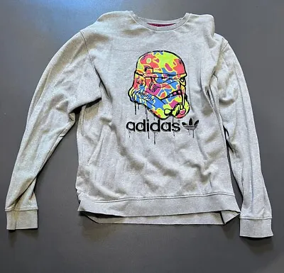 Buy Rare! Adidas Star Wars Graffitti Stormtrooper Sweatshirt  XL/ XXL 50  - 52  • 60£