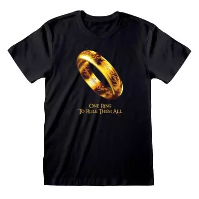 Buy Official Licensed - Lord Of The Rings - One Ring To Rule Them All T Shirt Frodo • 15.99£