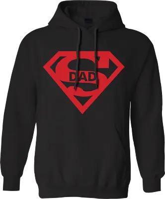 Buy SUPER DAD Hoodie Father Super Hero Comics Movie Fictional Character Gifts • 16.99£