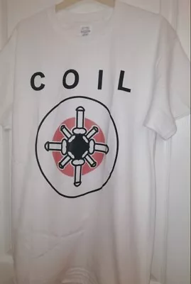 Buy Coil Industrial Music Logo T Shirt Throbbing Gristle Cocteau Twins Bauhaus V498 • 13.45£