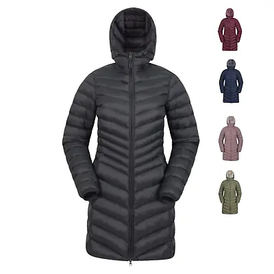 Buy Mountain Warehouse Womens Padded Long Jacket Water Resistant Winter Ladies Coat • 59.99£