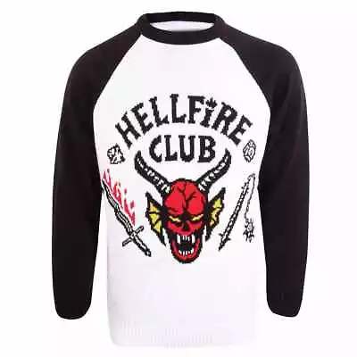 Buy Stranger Things - Hellfire Club Unisex Knitted Jumper Small - Small  - M777z • 36.36£