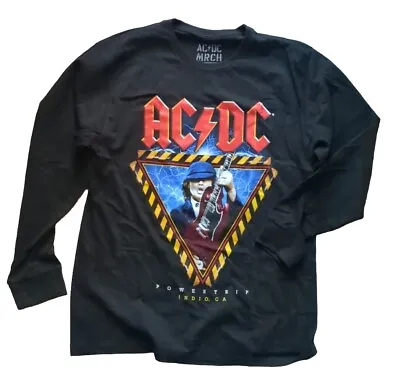 Buy AC/DC - POWER TRIP - L LONG SLEEVE Shirt - LARGE - ANGUS YOUNG - INDIO, CA • 183.37£