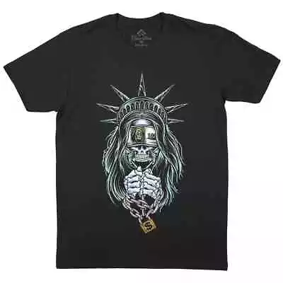 Buy Liberty Money Mens T-Shirt Illuminati Corruption New World Order P886 • 11.99£