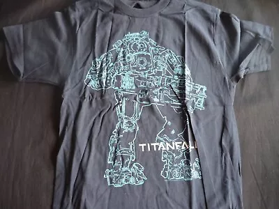 Buy TitanFall Atlas Outline Navy Men  Size S Licensed T-shirt • 8.17£