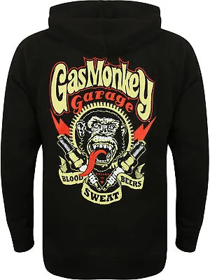 Buy Gas Monkey Garage Hoodie Sparkplugs Black • 44.56£