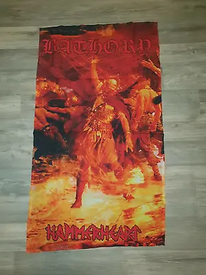 Buy Bathory Flag Flagge Poster Black Metal Darkthrone Horna • 21.63£