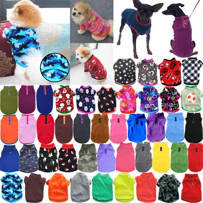 Buy Warm Winter Dog Clothes Soft Fleece Jacket Pet Coat Sweater Puppy Cat Jumper  • 4.33£