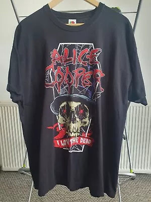 Buy Alice Cooper I Love The Dead Tour T-shirt XXl From 2017. • 10£